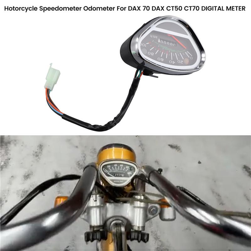 A72M-Motorcycle Speedometer Odometer For Honda DAX 70 DAX CT50 CT70 DIGITAL METER