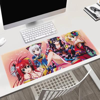 Аниме High School DxD Нескользящий Большой Коврик для Мыши и Клавиатуры