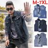 Vintage Mens Sleeveless Denim Jacket Western Style Jean Jacket Tucker Waistcoat
