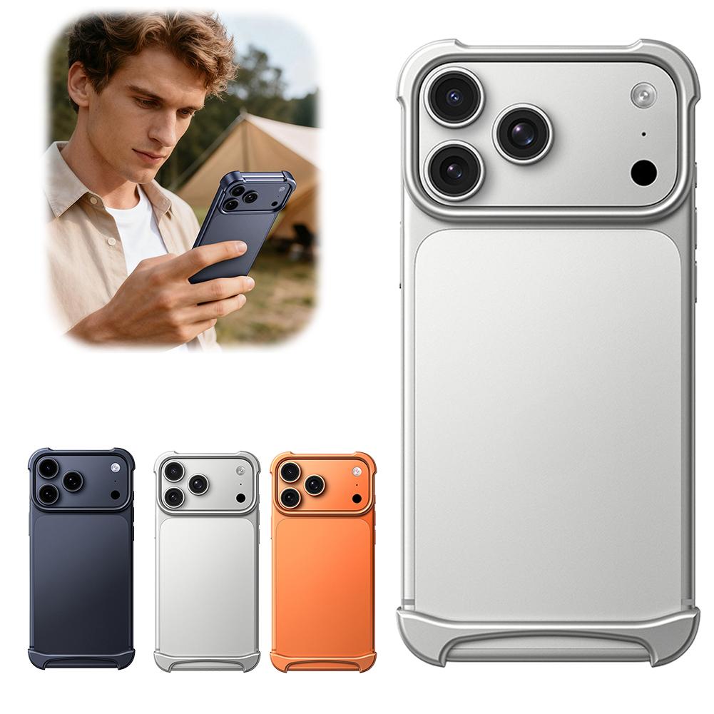 Для iPhone 17 Pro/Pro Max Алюминиевая рама Металлический защитный чехол Роскошный Противоударный Теплоотвод Металлическая рамка Чехол-накладка