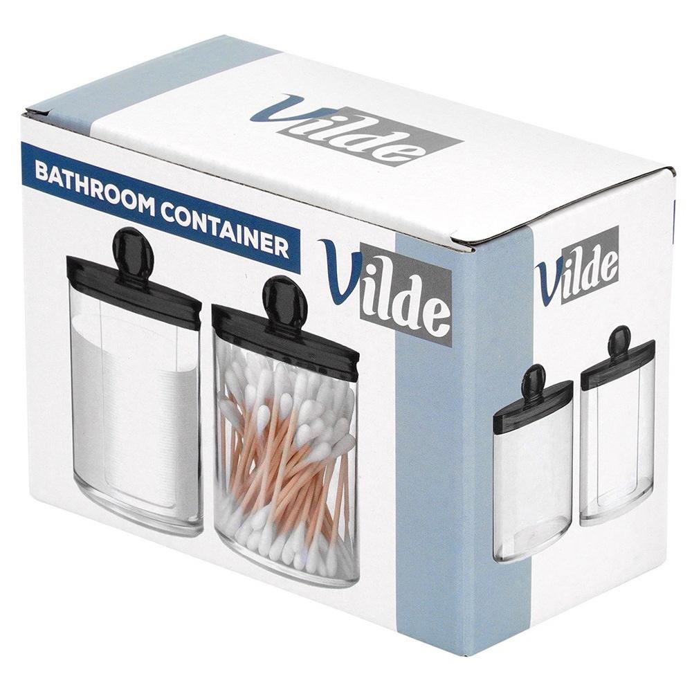 Container for cotton buds and cotton pads 2 pcs.