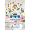 Al-aqsa Mosque Themed Welcome Ramadan Glass Wall Door Sticker Set Ramadan Ornament