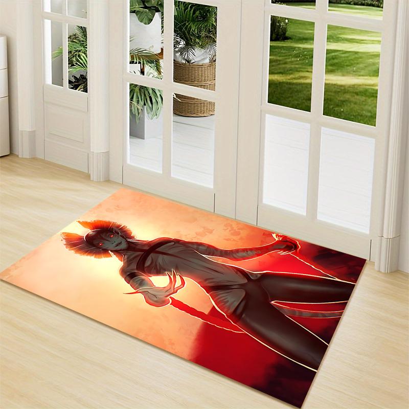1Pc Fantasy Warrior Couple Carpet Rug Customizable Soft Washable Antislip Home Living Room Sofa Mats Personalized Rug 0917285