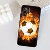 Огонь Футбольный Мяч Футбол Для Samsung Galaxy A55 A35 A15 A36 A56 A26 A16 A22 A32 A52 A54 A34 A53 A33 A13 A06 A05 Чехол