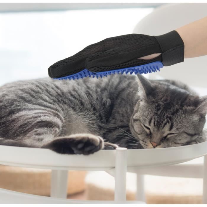 Перчатка для груминга - Boomersun - Массаж для Собаки и Кошки - Резина - Щетка для Ванны - Расческа