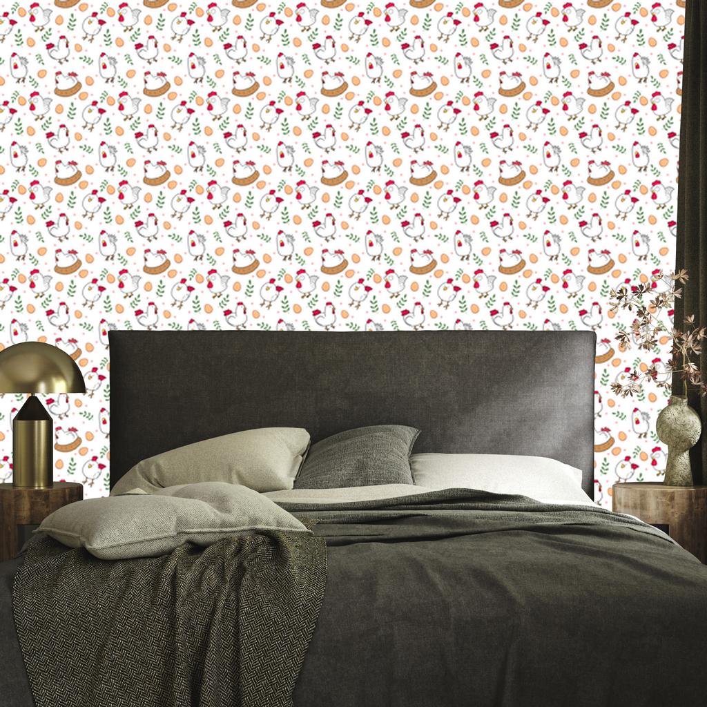 Kury Wallpaper White and Light Gray for Living Room and Bedroom 50x1000