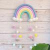 Macrame Rainbow Clouds Tapestry Handmade Room Decoration Delicate Photo Prop  Home