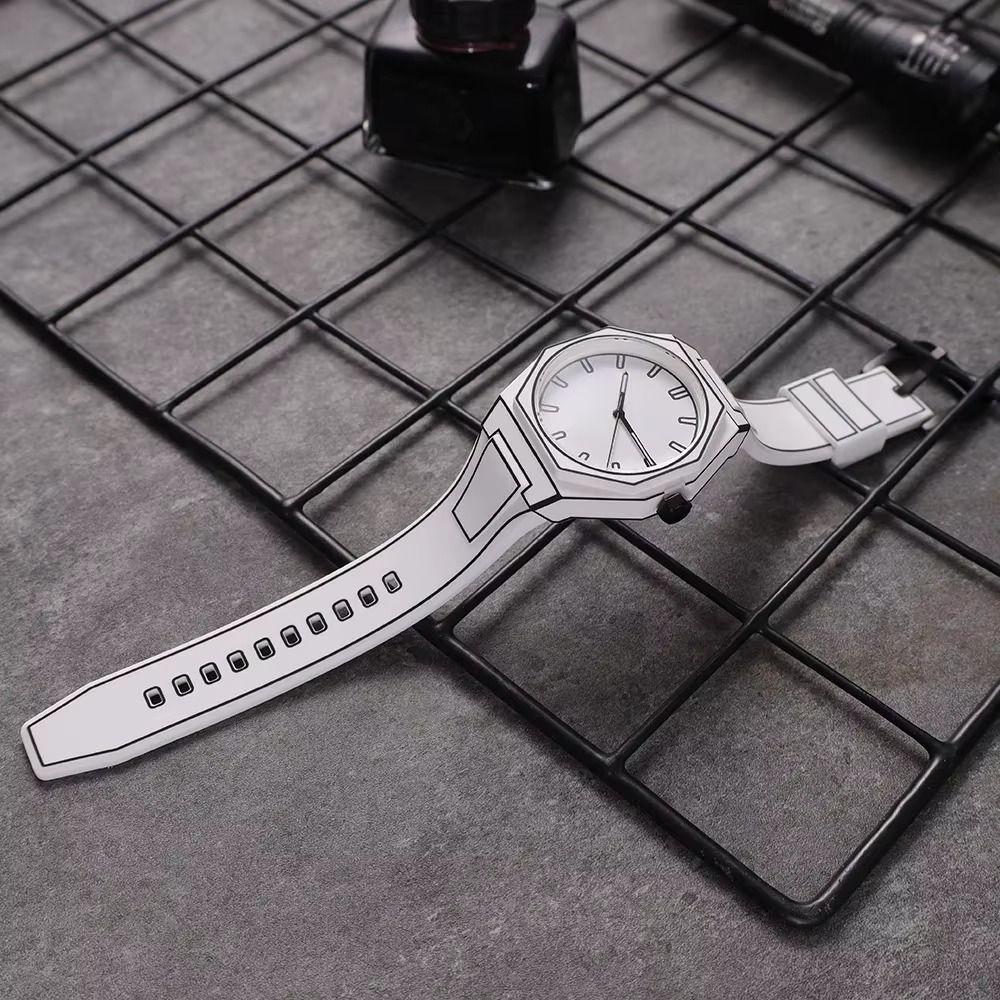 Niche Art Quartz Watch Modern Fashion Style Clock High Aesthetic Value Sketching Sports Watches