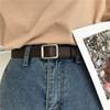 Versatile Minimalist No Hole Women's Belt Chic Korean Design Ideal For Jeans