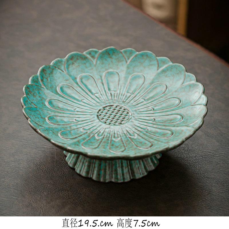 Керамическая тарелка на высоких ножках, форма для торта, тарелка для десерта, поднос для напитков, фруктовая чаша, подставка для торта, поднос для закусок, декоративные тарелки, подставка для дисплея