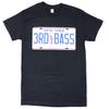 Men's 3rd Bass License Plate T-shirt Small Black