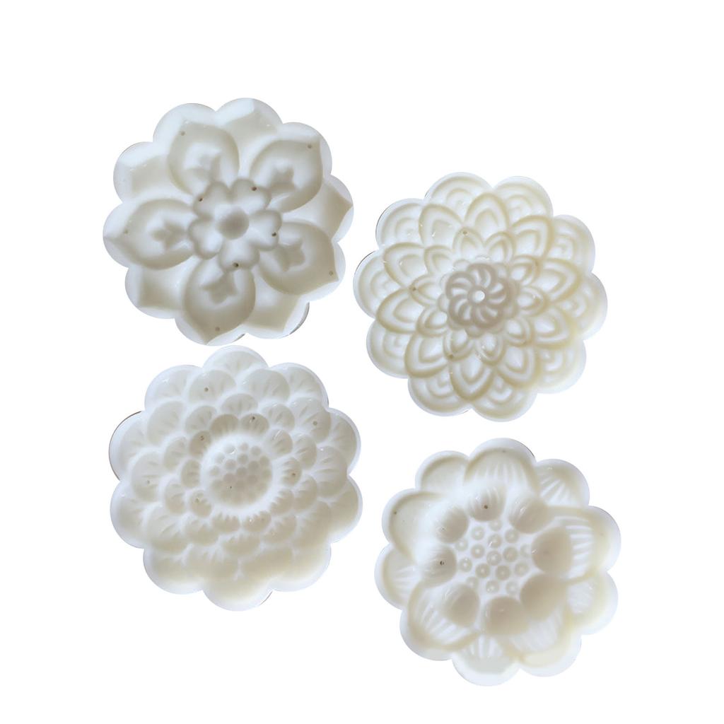 75 г штампы для лунного кекса в форме лотоса, формы для лунного кекса, пластиковые инструменты для лунного кекса, ручное давление, пластиковый материал, аксессуары для выпечки