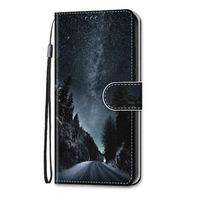 Модный кожаный флип-чехол для Samsung Galaxy S22 Plus Ultra S10 S10e E, персонализированный расписной кошелек, держатель для карт, подставка, обложка для книги