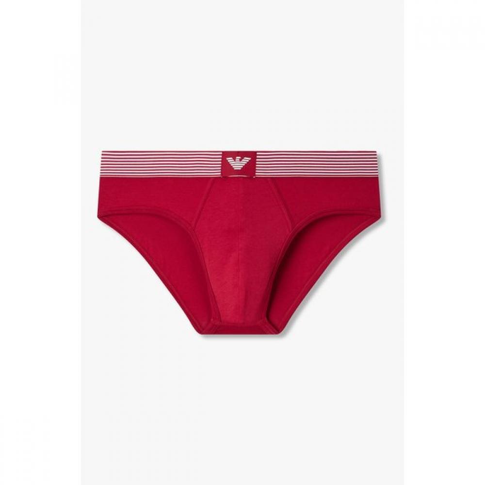Emporio Armani Мужские полосатые хлопковые трусы 0816111048