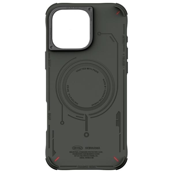 Etui do iPhone 16 Pro Skinarma Magnetic Charging Oliwkowy