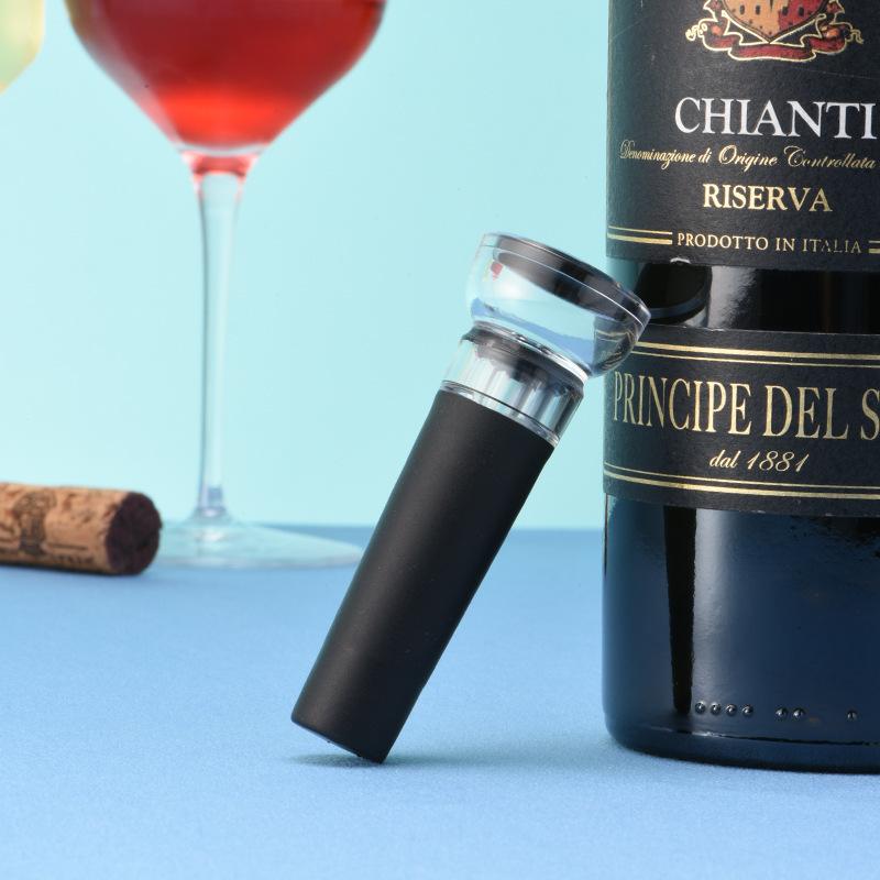 Wine Vacuum Stopper Push Type Red Wine Bottle Sealing Plug Reusable Wine Preserver Keep Fresh Wine Bottle Stopper Bar Tools 7