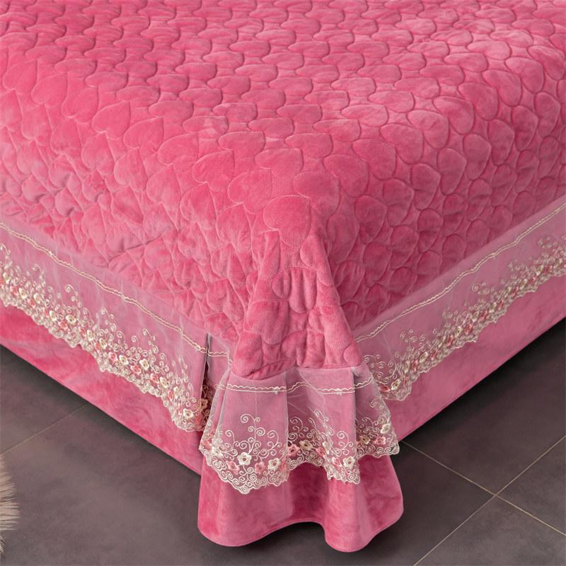 Тисненый бархатный стеганый кружевной комплект постельного белья King пододеяльник 220x240 комплект двуспального постельного белья с узором в виде сердца 4 шт. Queen 2 подушки Shams