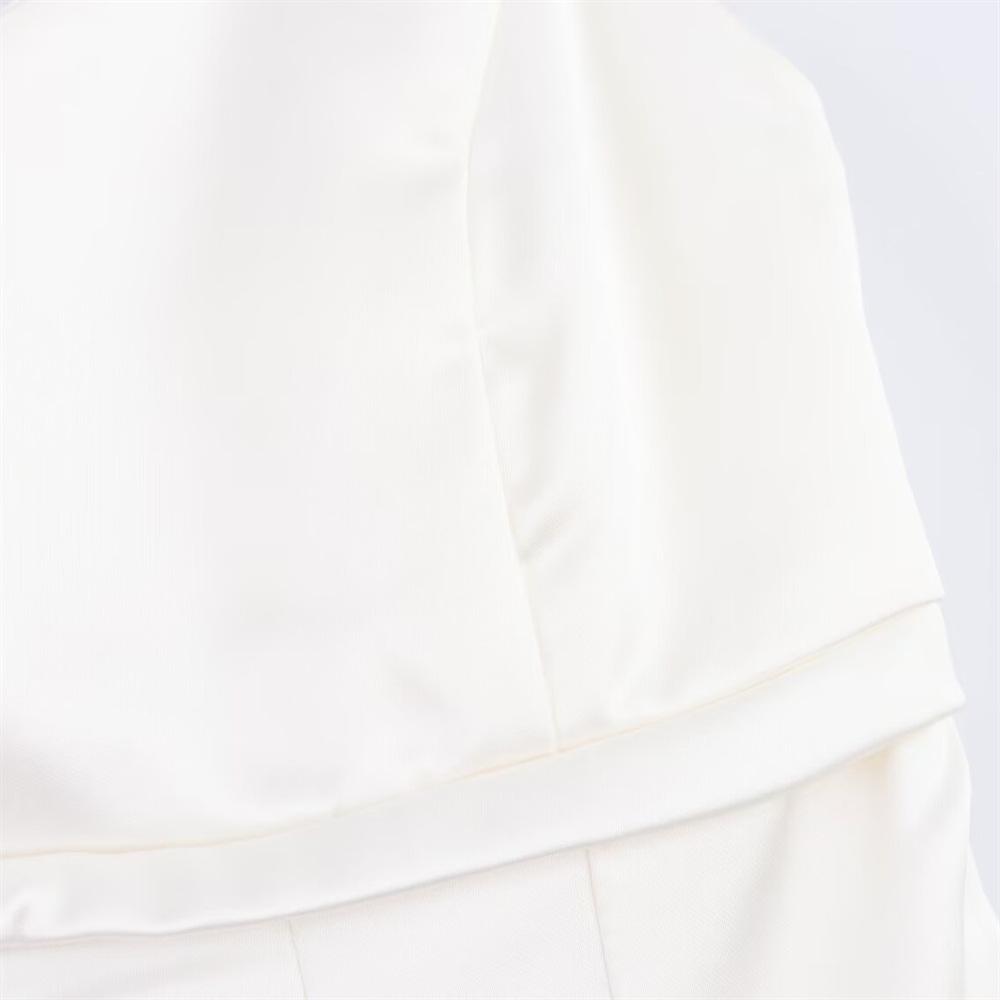 Женское мини-платье А-силуэта приталенного кроя на весну/лето 2025