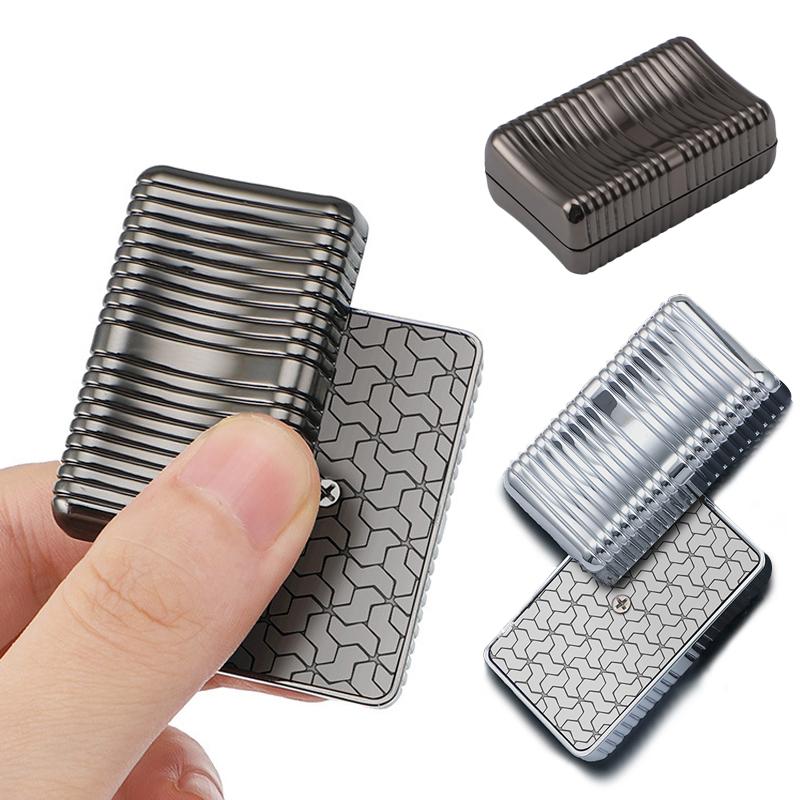 1 шт. EDC Fidget Слайдер Вращающийся Металлический Мыло Анти-Давление Сенсорная Игрушка Фокусный Настольный Игрушка с Мягким Магнитным Слайдером