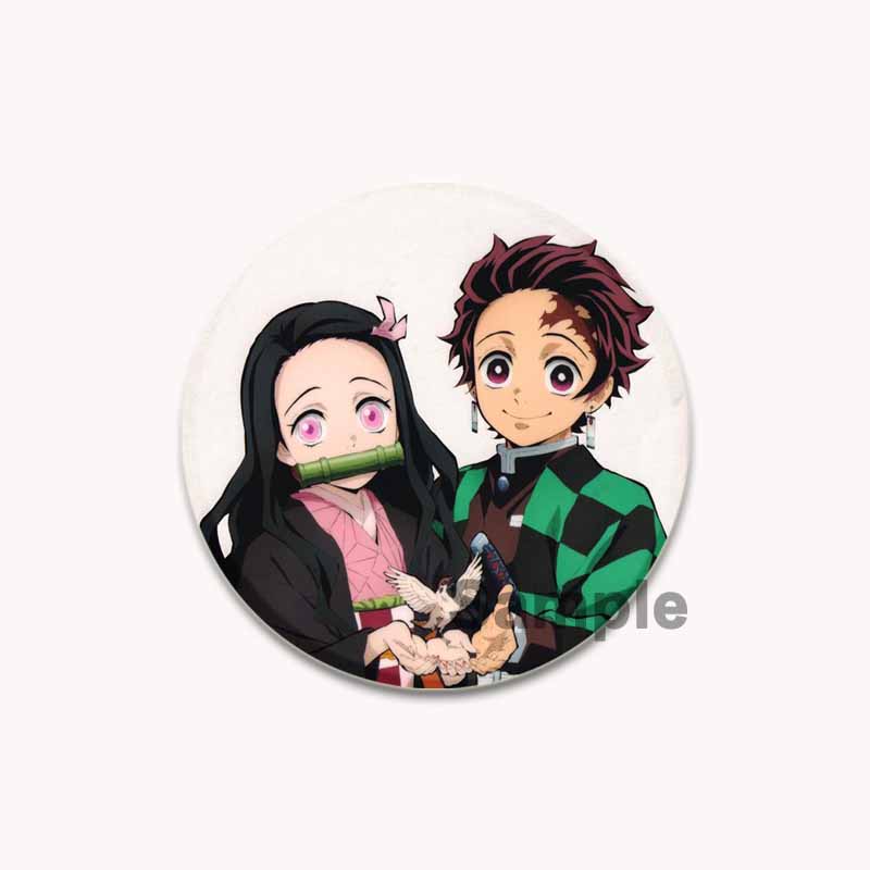32/44/58 мм аниме Камадо Танджиро/Хасибира Иносукэ броши Кочоу Синобу/Камадо Незуко/Цуюри Канао/Агацума Зеницу значок ручной работы, булавка