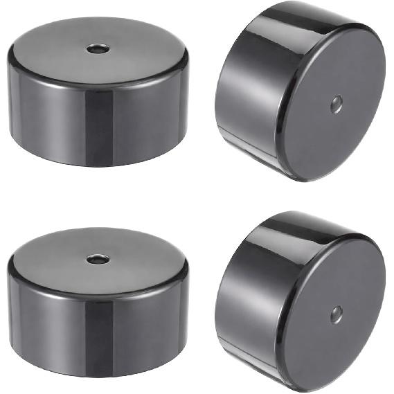 4 Pcs Trailer Bearing Dust Cap, 1.98-Inch Trailer Hub Cap Wheel Bearing Dust Caps Rubber Caps for RV Snowmobiles