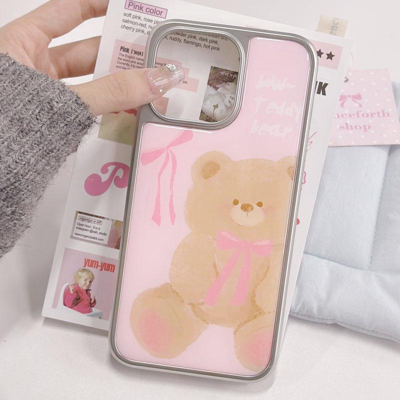 Чехол Zhitai Electroplated Silver Edge Drip Glue Case для iPhone 14 Pro, 13 Pro Max и Huawei P70