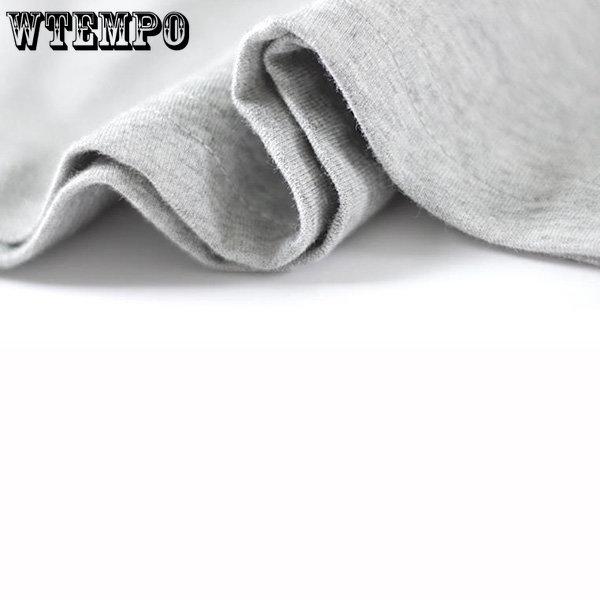 WTEMPO Светло-серая футболка, женские свободные корейские хлопковые рубашки с короткими рукавами, летние однотонные свободные повседневные топы