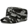 Men and Women Training Outing Camouflage Flat Caps Fashion Trendy Caps