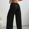 Women Sweatpants High Waisted Wide Leg Sport Pants Elastic Waistband Drawstring Stretchy Soft Breathable Workout Jogging Casual Pants Activewear