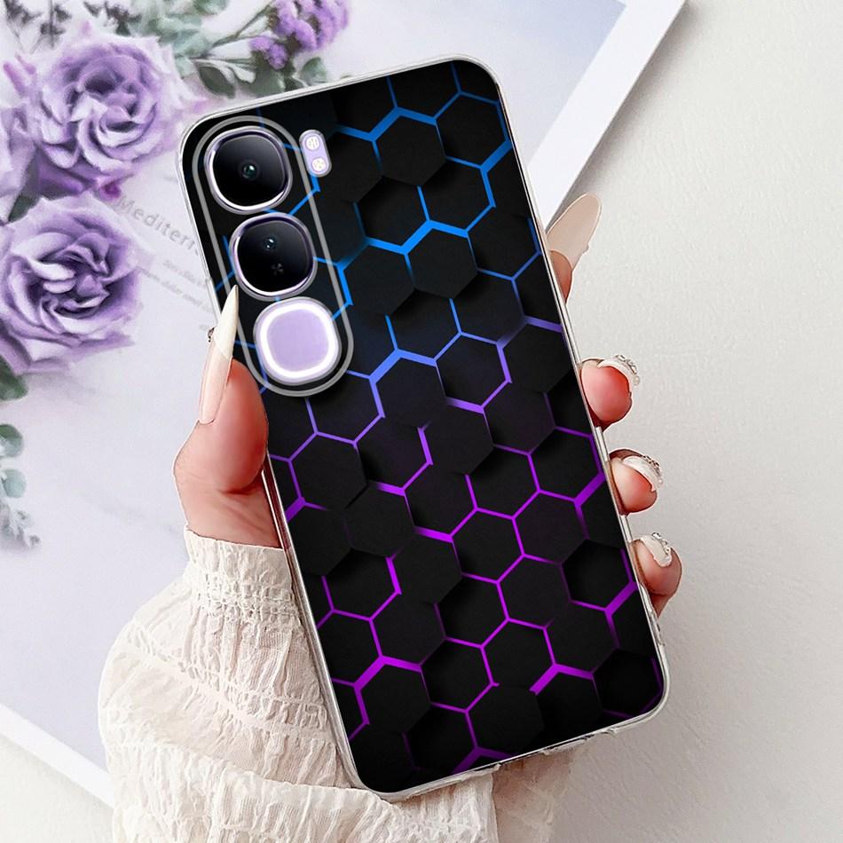 Чехол для телефона Vivo V40 Lite 4G 5G V40Lite (ИДН) V40E V40 Pro V 40 SE Новые Модные Крутые Дизайны Мягкие Силиконовые TPU Тонкие Чехлы
