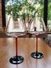 700ml Large European Wine Glass Burgundy Black Bow Tie High Value Crystal Glass Grape Champagne Glass, High Capacity