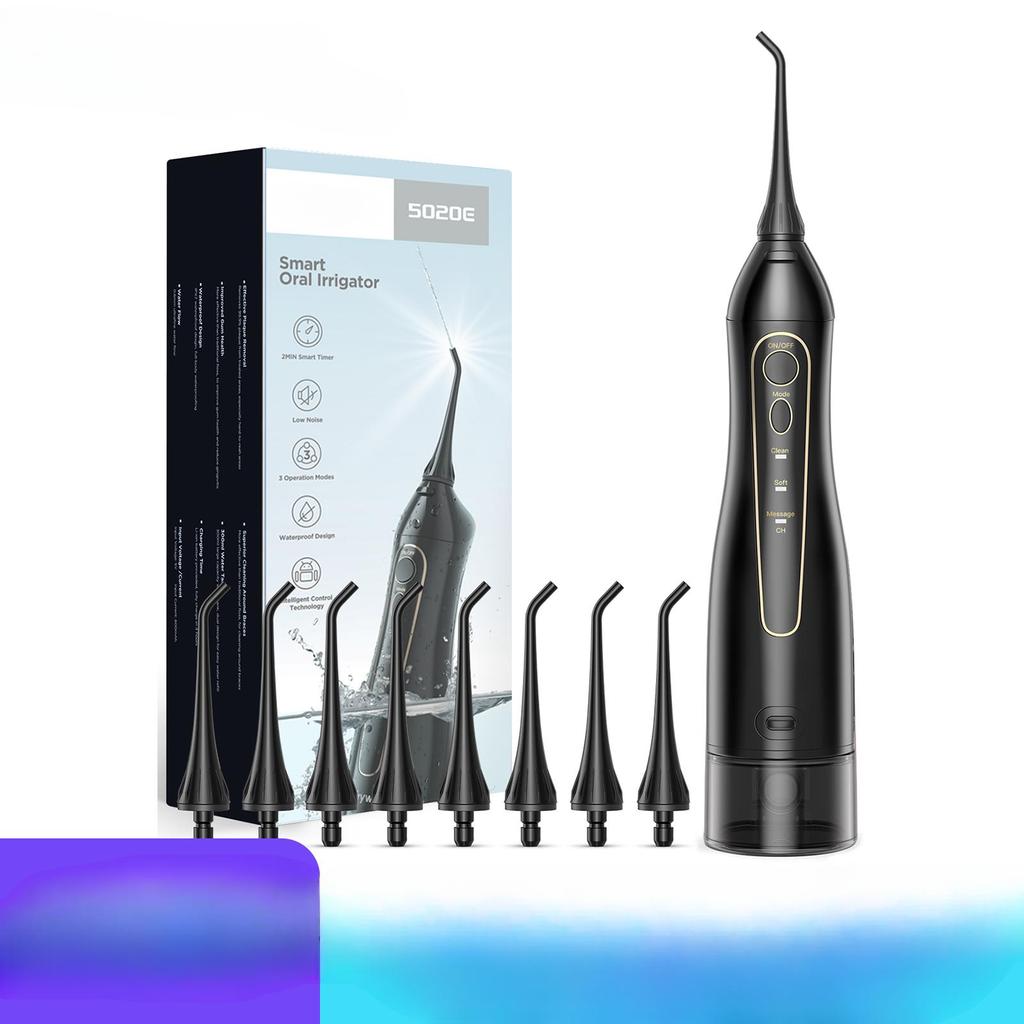 Water Flossers Oral Irrigator 300ml Dental Flosser Irrigator Teeth Cleaner 3 Modes Waterproof Teeth Cleaner for Adult