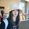Women's Autumn and Winter Square Warm Fisherman's Hat Solid Color Round Neck Temperament Cap