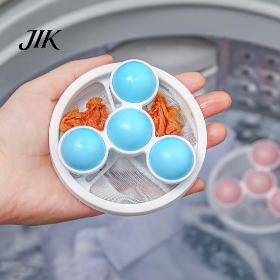 Ultra-fine Filter 3Pcs Washing Machine Mesh Bag Pet Hair Remover Lint Catcher Easy to Use Reusable
