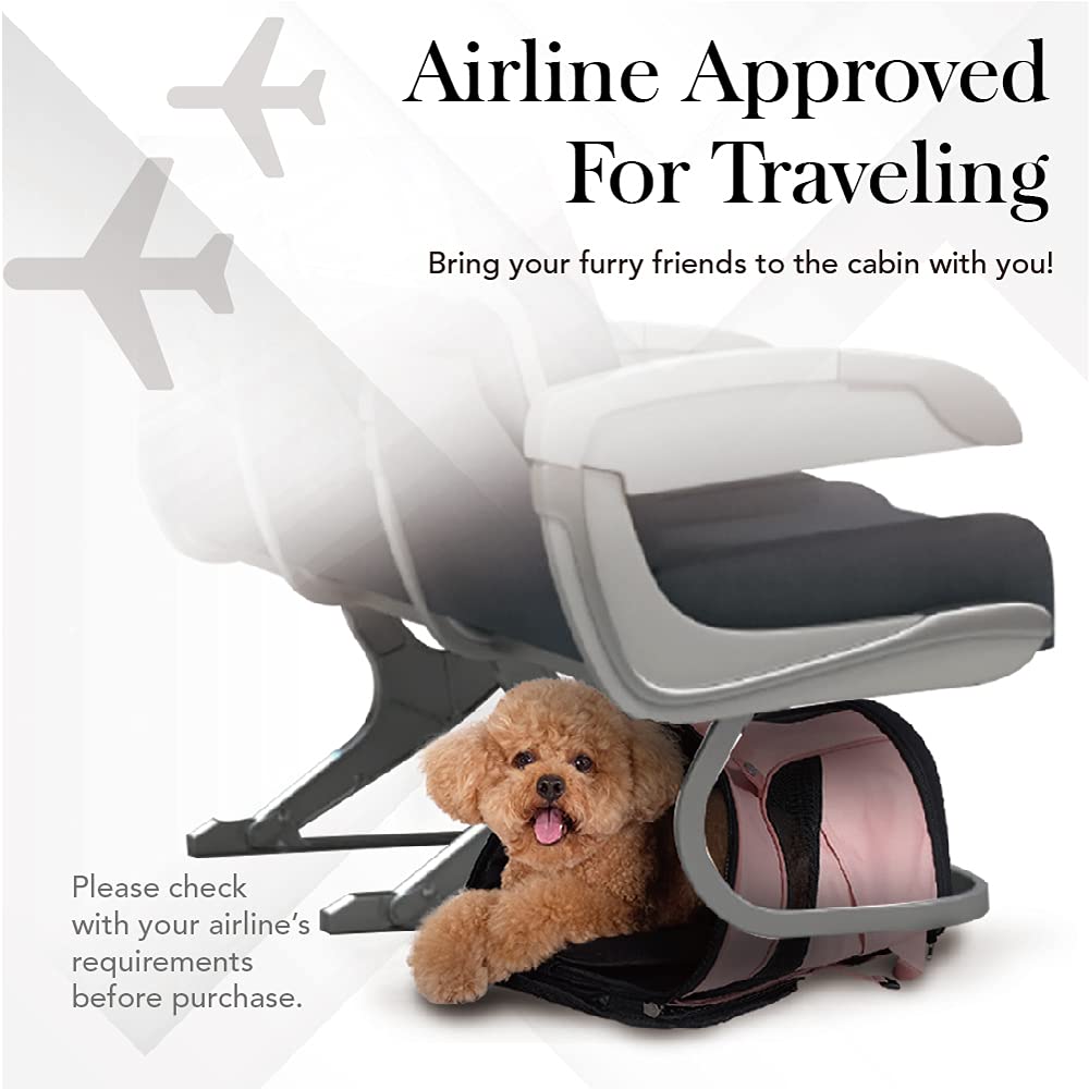 Richell Pet Backpack Carrier, Pink