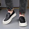 Summer Men's Breathable Cloth Shoes 2025 New Style Fashionable Lazy Height-increasing Casual Shoes Male New Designer Loafers Man