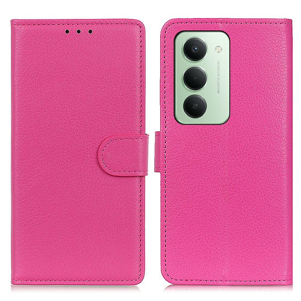 Для Xiaomi Redmi 15 5G (Глобальный) (169 мм) Чехол-кошелек из искусственной кожи, чехол для телефона с текстурой личи