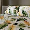 Bedding set 220x200 cotton satin olive floral