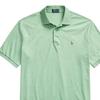 Polo Ralph Lauren Slim Fit Хлопковая однотонная рубашка поло с коротким рукавом Мужские топы Зеленый MNPOKNI1N821593-300