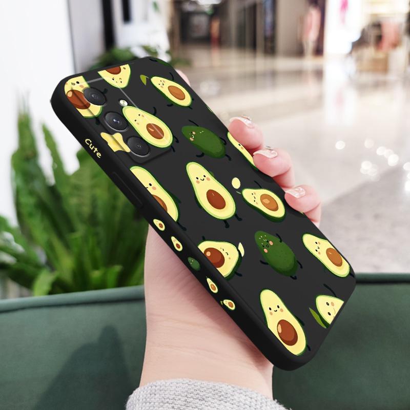 Качающийся чехол-авокадо для Samsung Galaxy A17 A07 A56 A36 A26 A16 A06 A55 A35 A25 A15 A05 A54 A34 A24 A14 A04 Силиконовый чехол