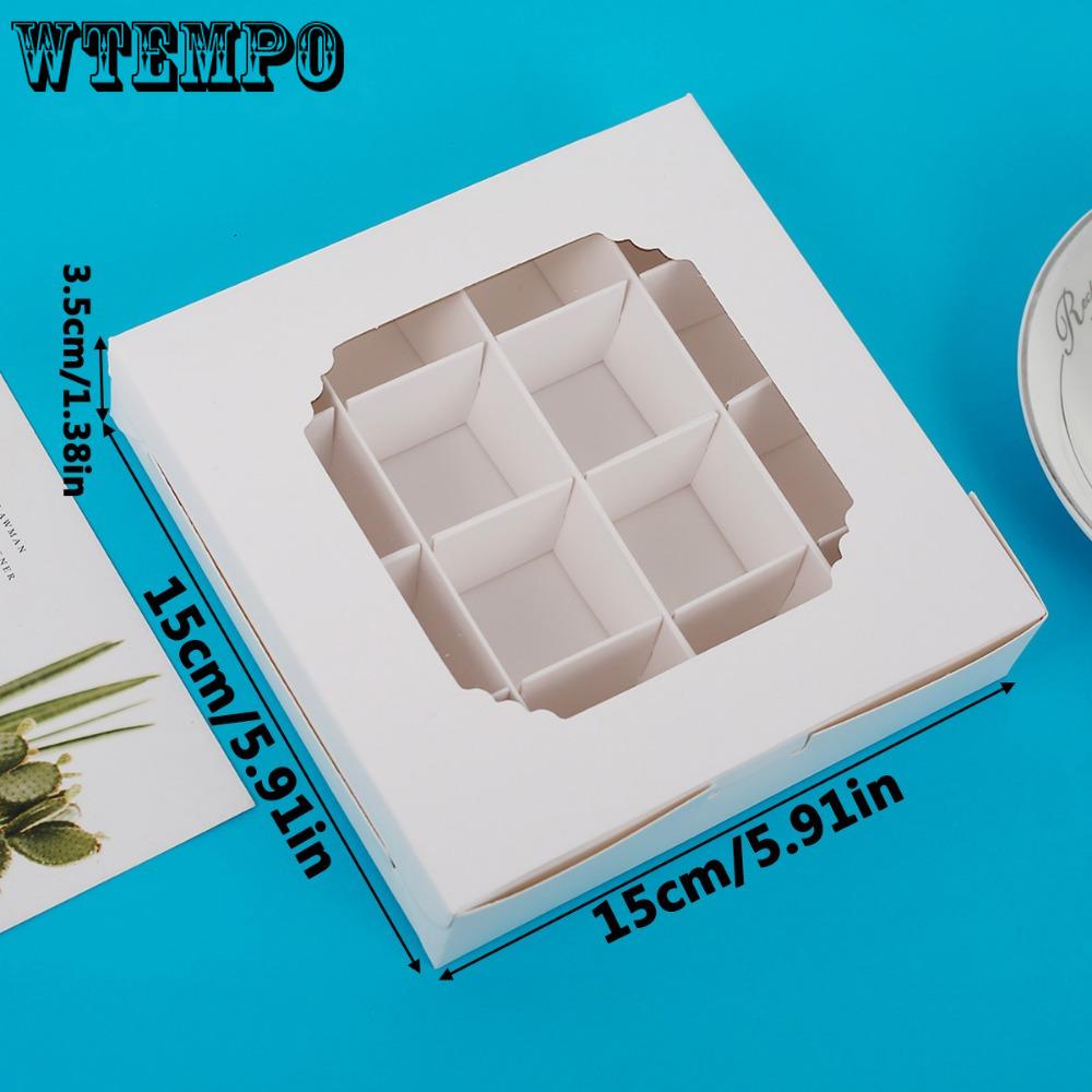 15 шт. Подарочная упаковочная коробка с окном, подарочные коробки с 16-секционным разделителем и функцией быстрой сборки, витрина для хранения ювелирных изделий, презентация