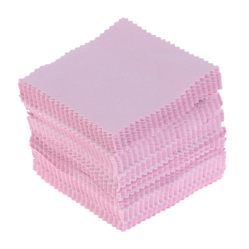 8X8 см цветная чистящая полировальная салфетка мягкая чистая салфетка для протирки ювелирных инструментов*100