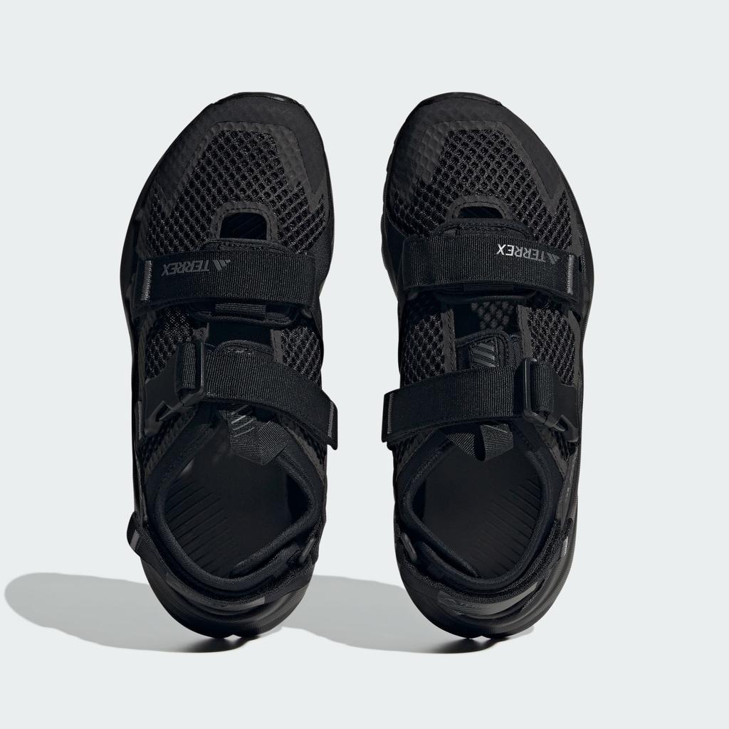 adidas Terrex Hydroterra Sandals Black Grey Four