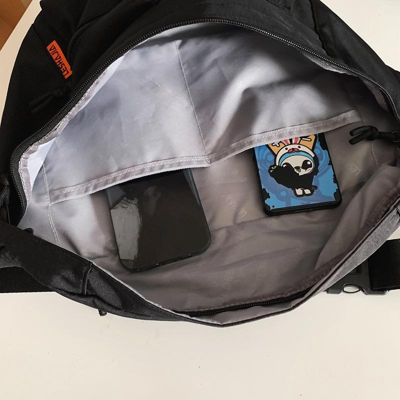 Мужская сумка через плечо 2024 года, новая модная повседневная поясная сумка большой вместимости, рюкзак через плечо, сумка для мальчиков, нагрудная сумка