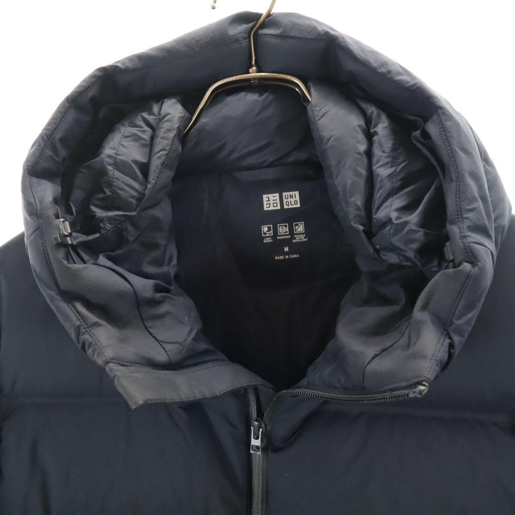 Uniqlo Бесшовная пуховая куртка M Темно-синяя Мужская Б/У
