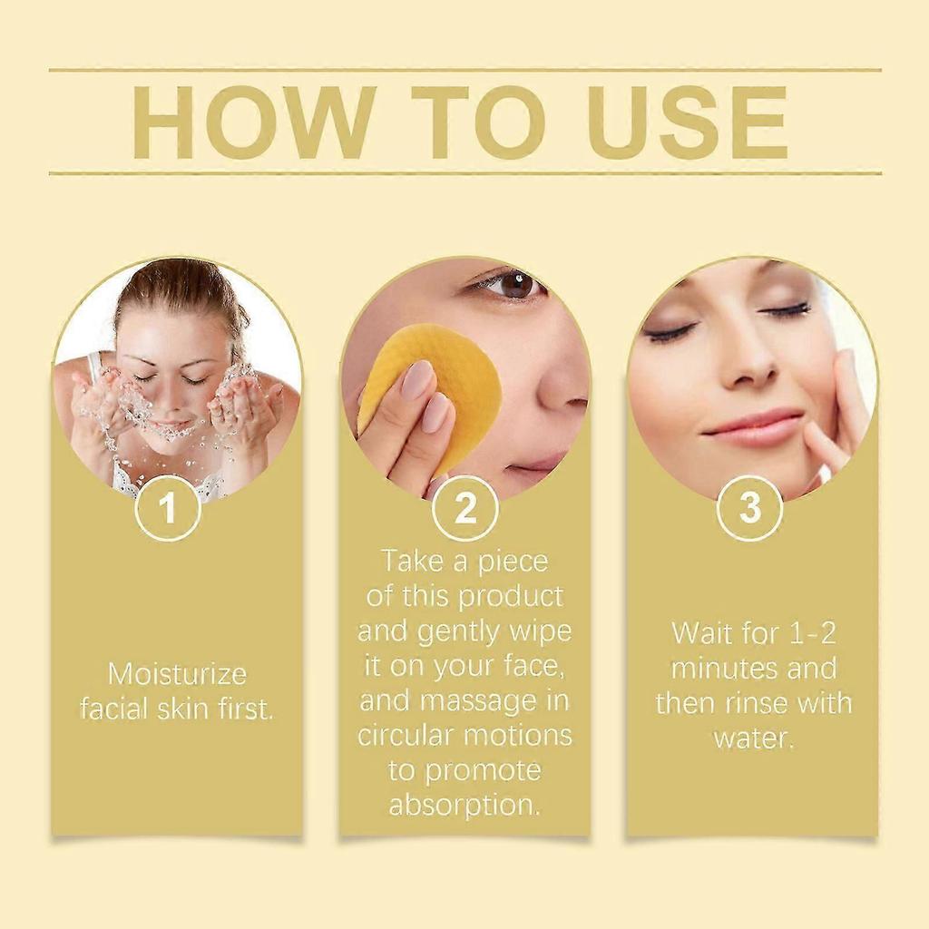 Chamomile Soothing Cleansing Pad Gently Cleanses, Moisturizes, Refreshes And Deeply Cleanses Facial Pores