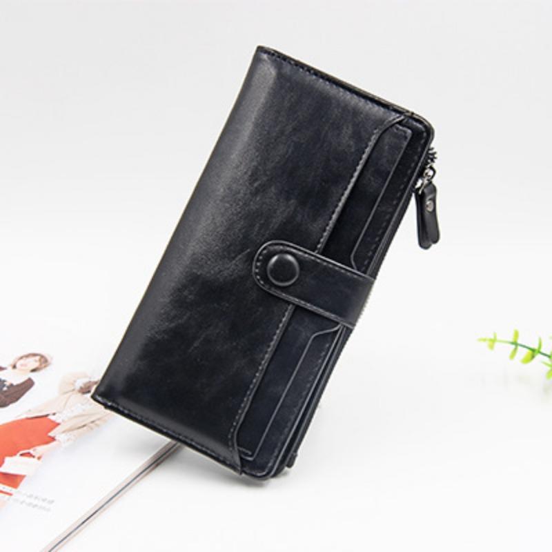 Кошелек женский длинный стиль большой емкости женская сумка складной кошелек