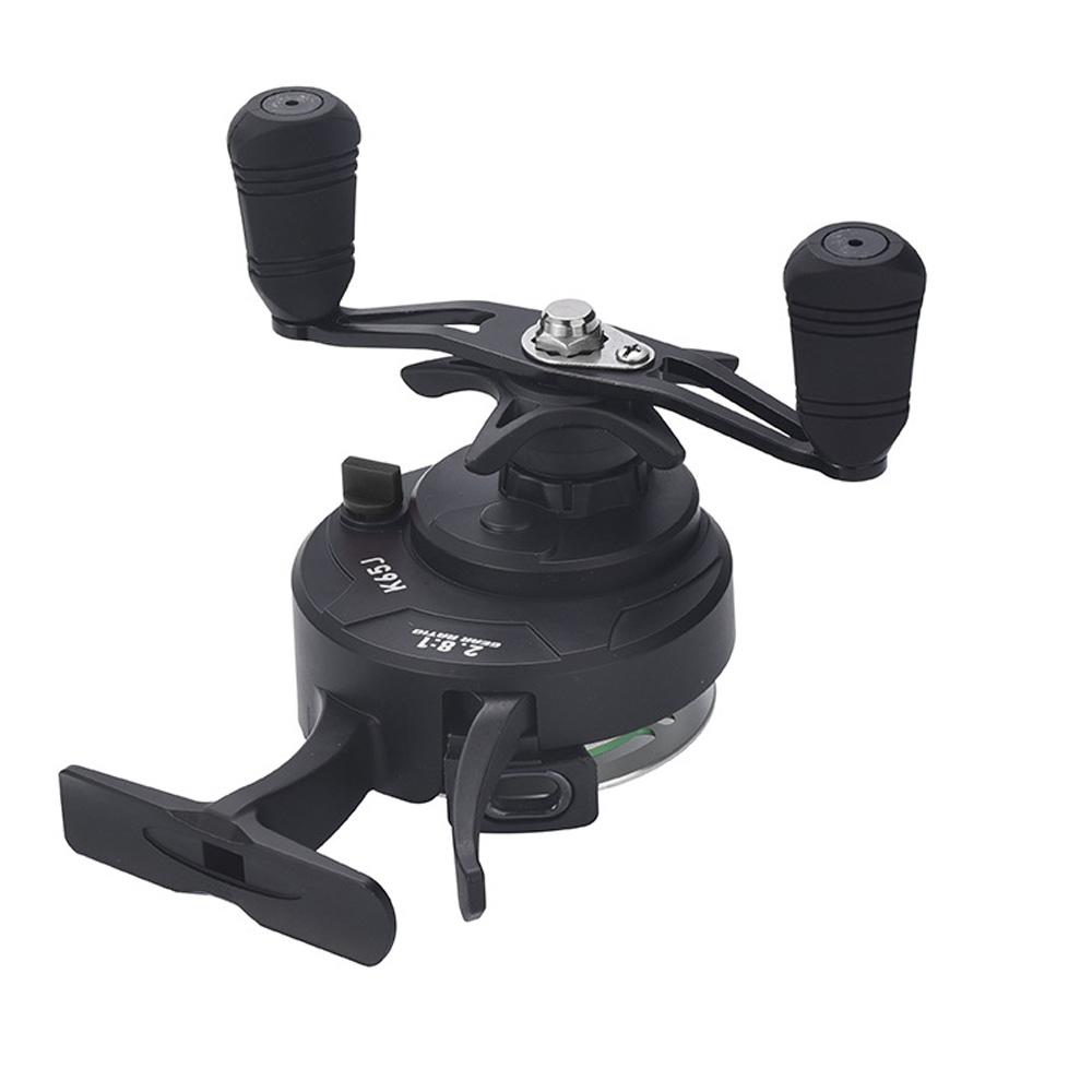 Катушка для зимней рыбалки с металлической проволокой, рыболовное колесо на плоту, переднее рыболовное колесо для зимней рыбалки