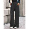 Европейские и американские осенне-зимние повседневные брюки широкого кроя, свободные прямые брюки, женская одежда для работы