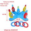 Inflatable Bowling & Ring Toss Game for All Ages